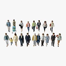 Business People 05(Walking) 3D model